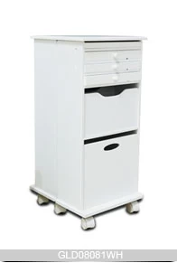 Hot Sale Goodlife Multiple Function Wheeled Wooden Storage Cabinet GLD08081