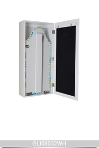 Ironing board wall mounted ironing board storage cabinet with mirror