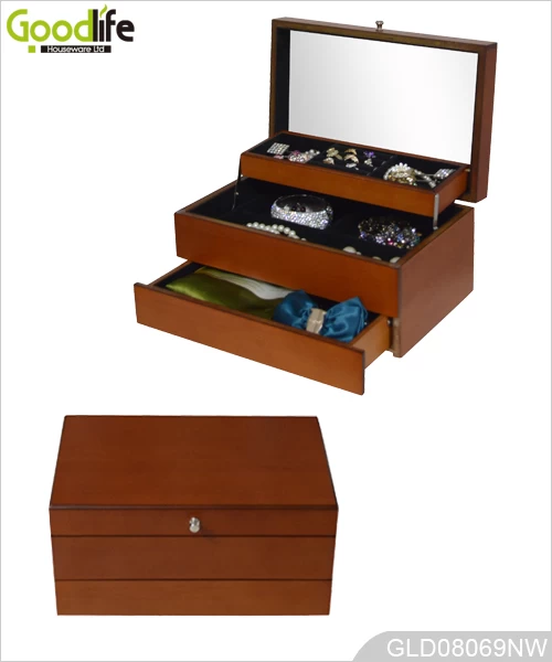 Linkage jewelry box wooden bedroom furniture