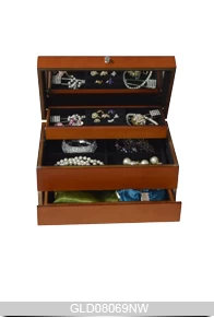 Linkage jewelry box wooden bedroom furniture