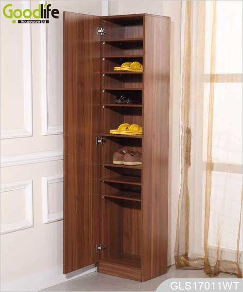 MDF Wooden Shoe Rack Cabinet with Storage Shelves Inside GLS17011A
