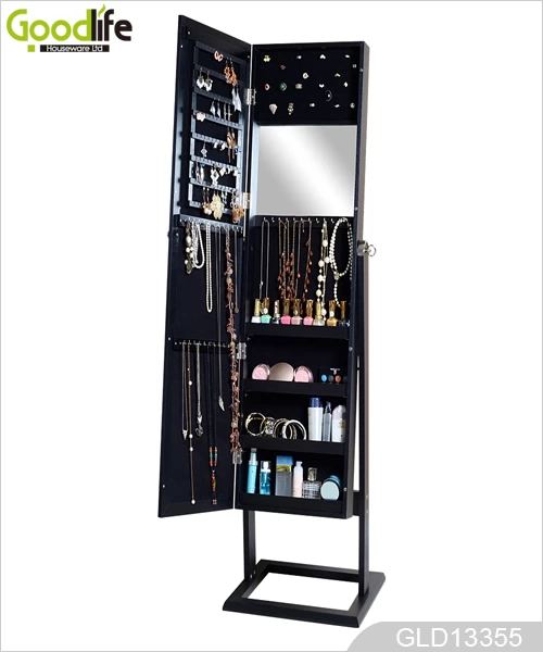 Makeup application or jewelry organization rack GLD13355