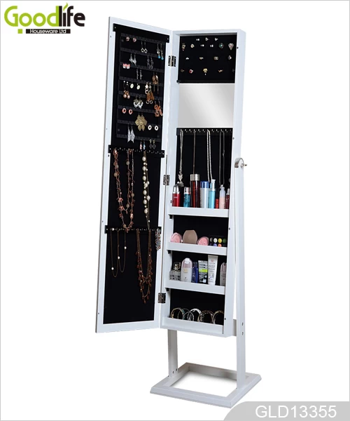 Makeup application or jewelry organization rack GLD13355