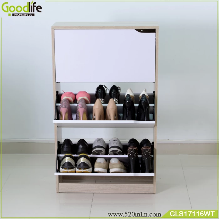 OEM/ODM wooden shoe rack cabinet -shoe cabinet furniture in China factory