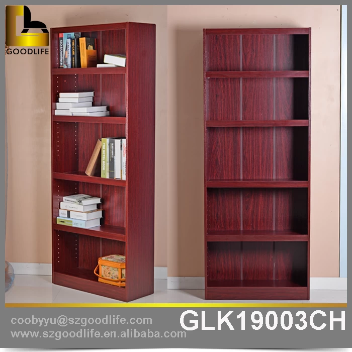 Wooden bookshelf one set 3 parts for stroage GLK19003