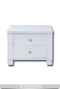 Wooden storage cabinet with one drawer for bedroom side table GLD55402