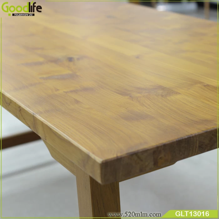 solid wood dining table set wooden base for dining table GLT13016