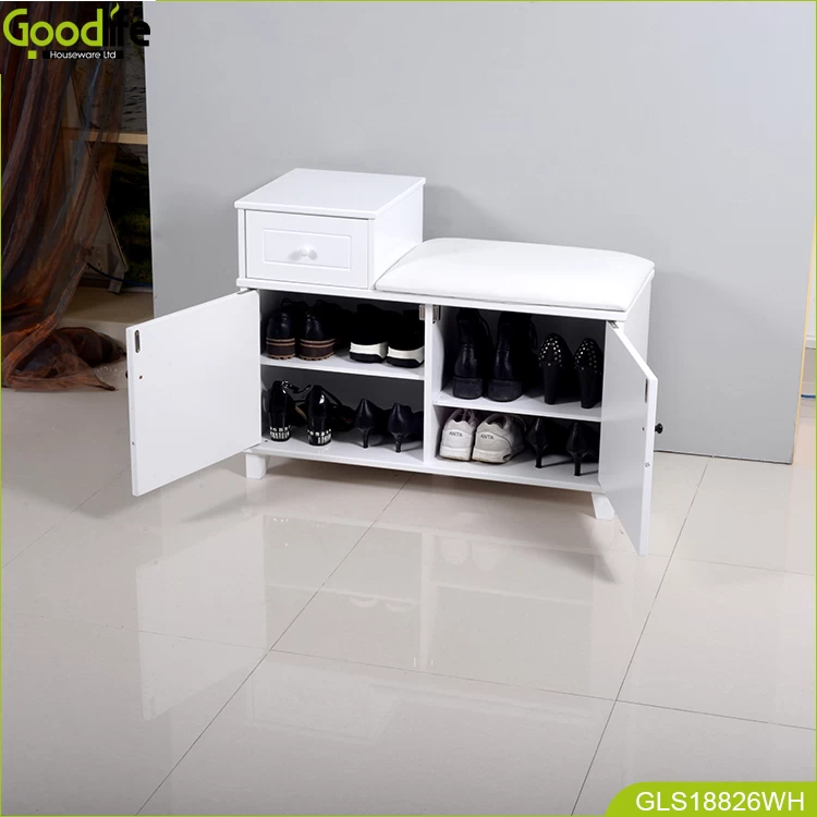 wholesale mirror shoe cabinet stool cabinet made in China
