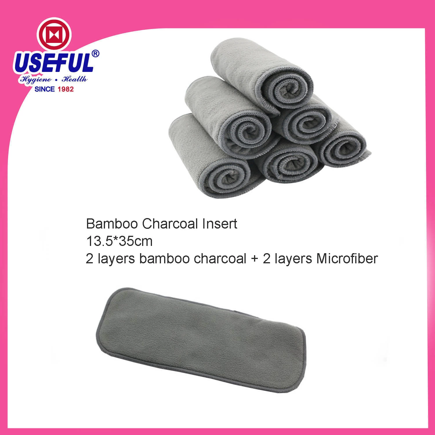 Bamboo Charcoal Diaper Insert