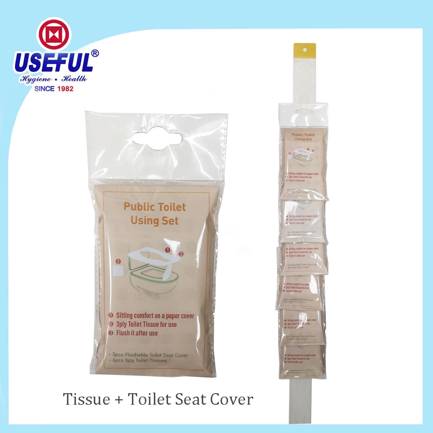 Cashier Items-Tissue + Toilet Seat Cover