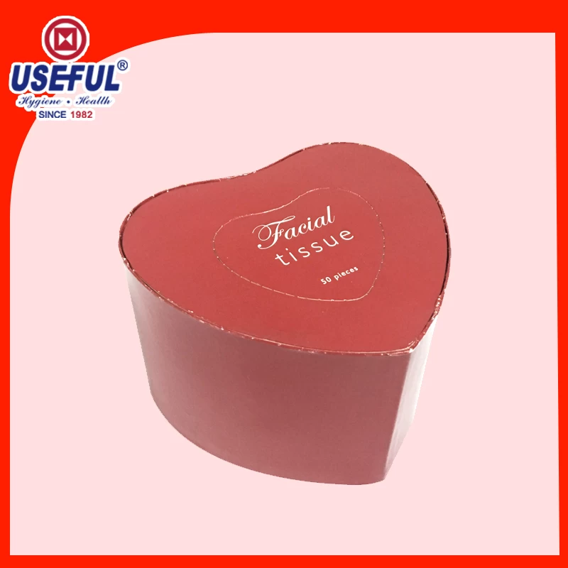 Heart Shape Box Tissue for Premium