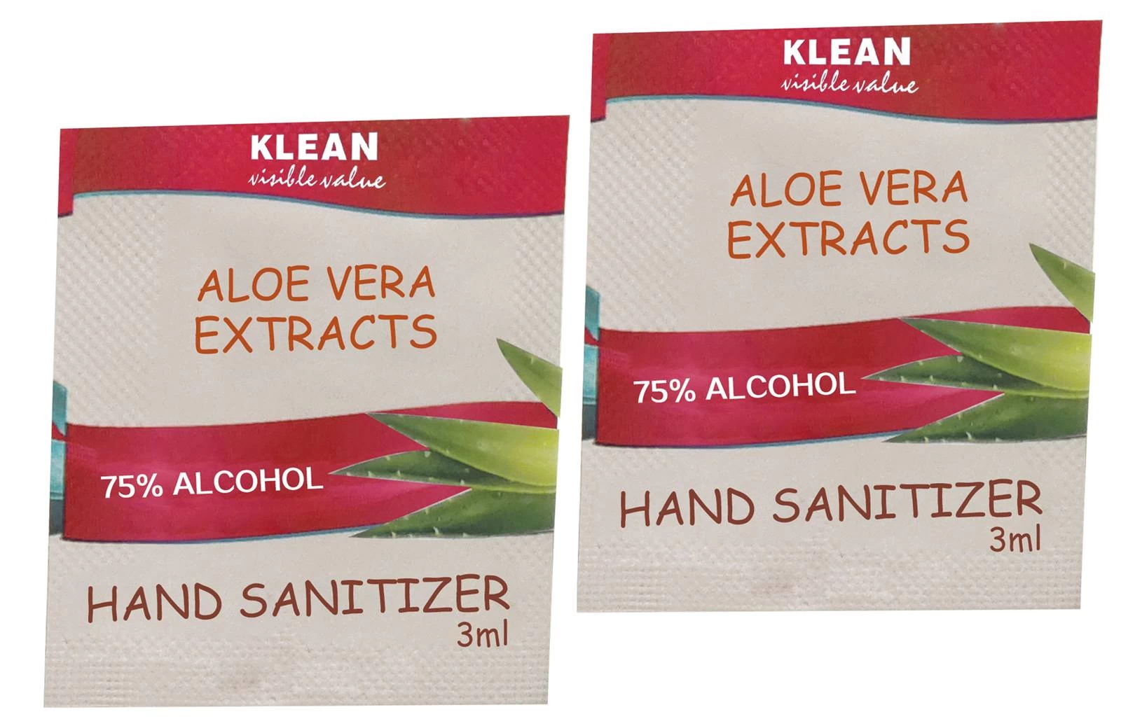 Sachet Pack 75% Alcoholic Hand Sanitizer