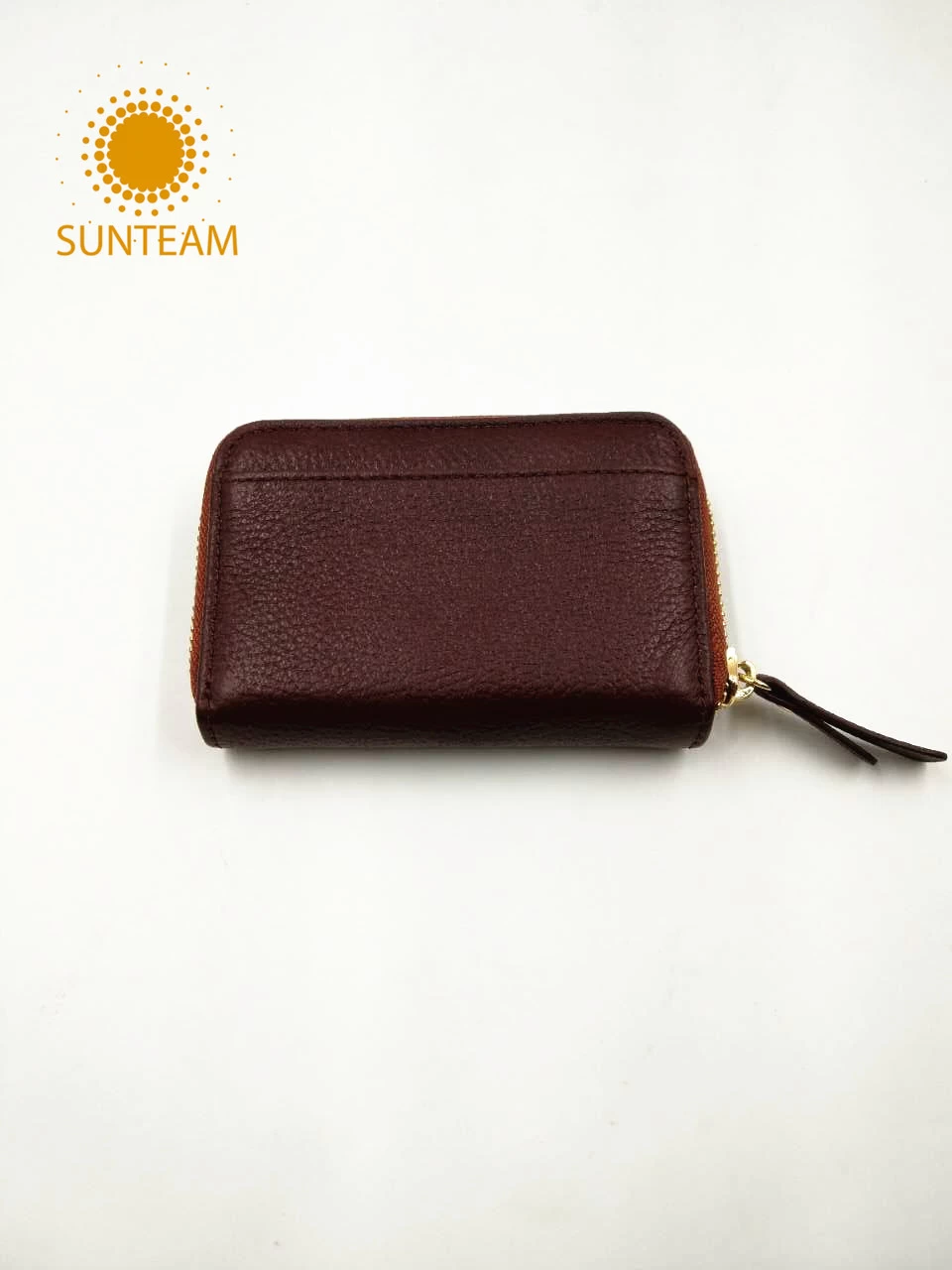 Small thin leather card holder supplier