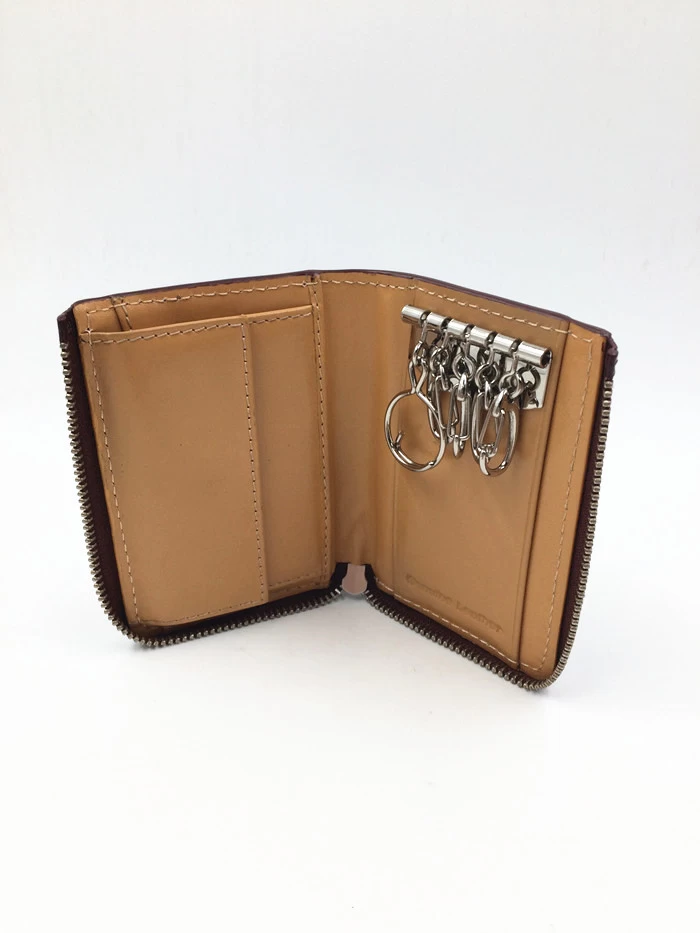 Brown leather key holder supplier