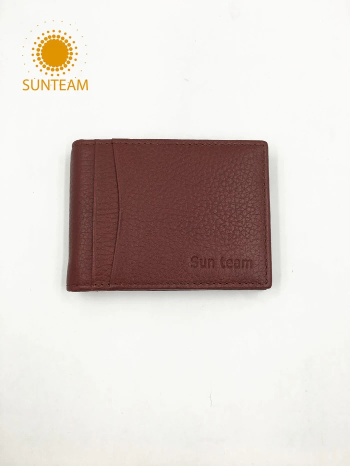 fashionable men's leather wallet manufacturer