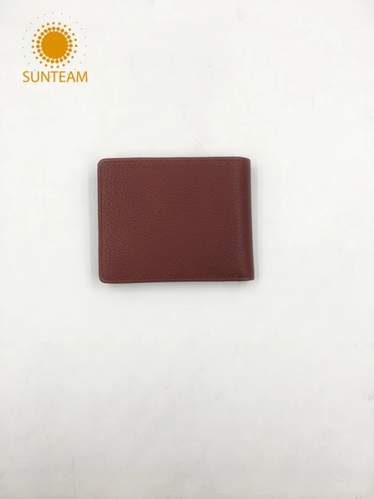 China Customized leather wallet supplier