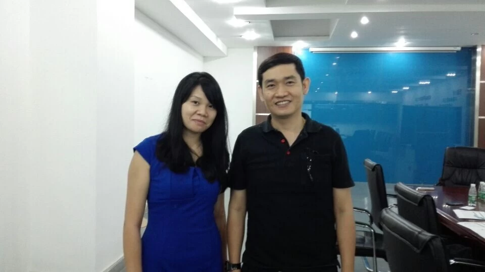 Welcome Thailand Client Mr.Opad visit Yumite Barcode Scanner manufacturer Industrial Park