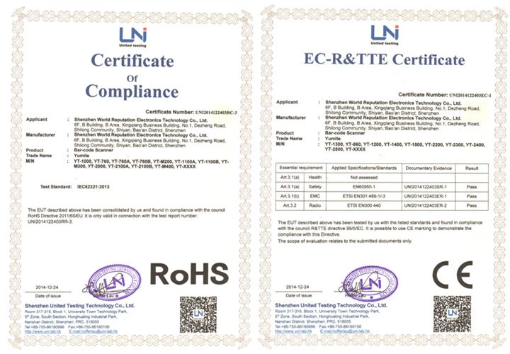 Rohs.CE certification