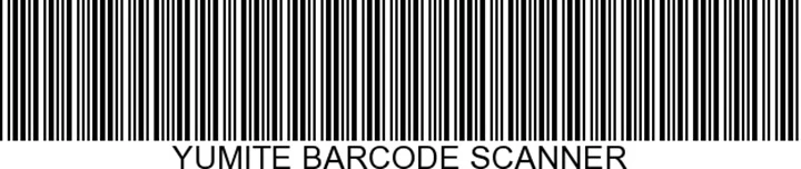 barcode about Yumite