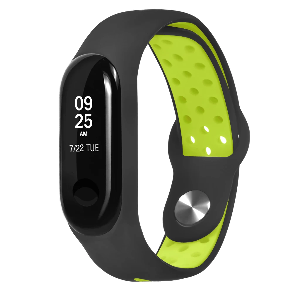 China CBXM341 Breathable Soft Fitness Sport Silicone Replacement Strap For Xiaomi Mi Band 3 manufacturer