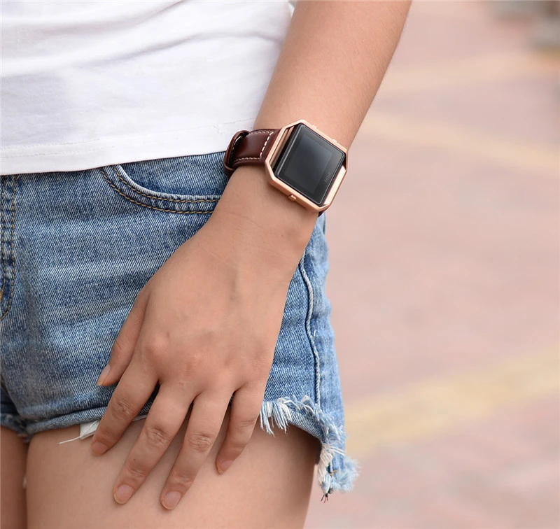 Fitbit Blaze Bands Кожаная группа замены