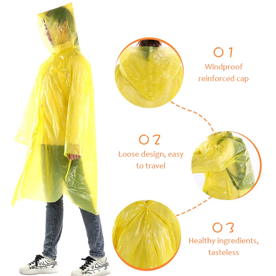 disposable rain coat