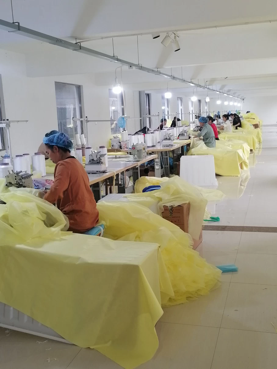 China making disposable isolation gown