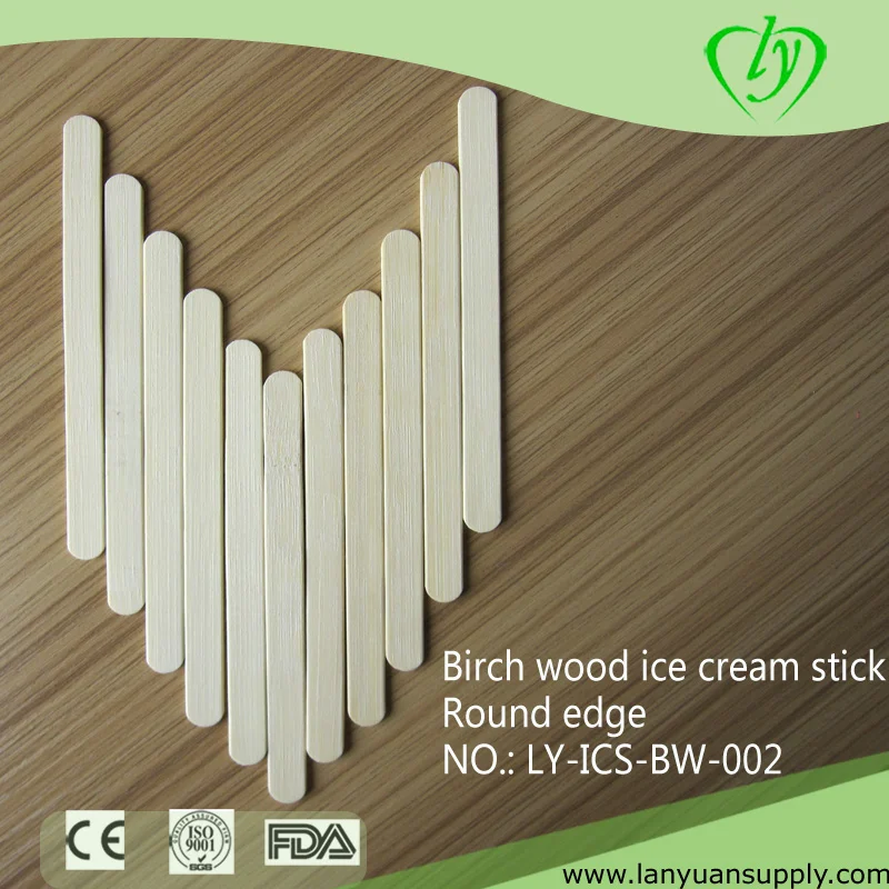 البتولا الخشب الجليد يمكن التخلص منها العصي كريم