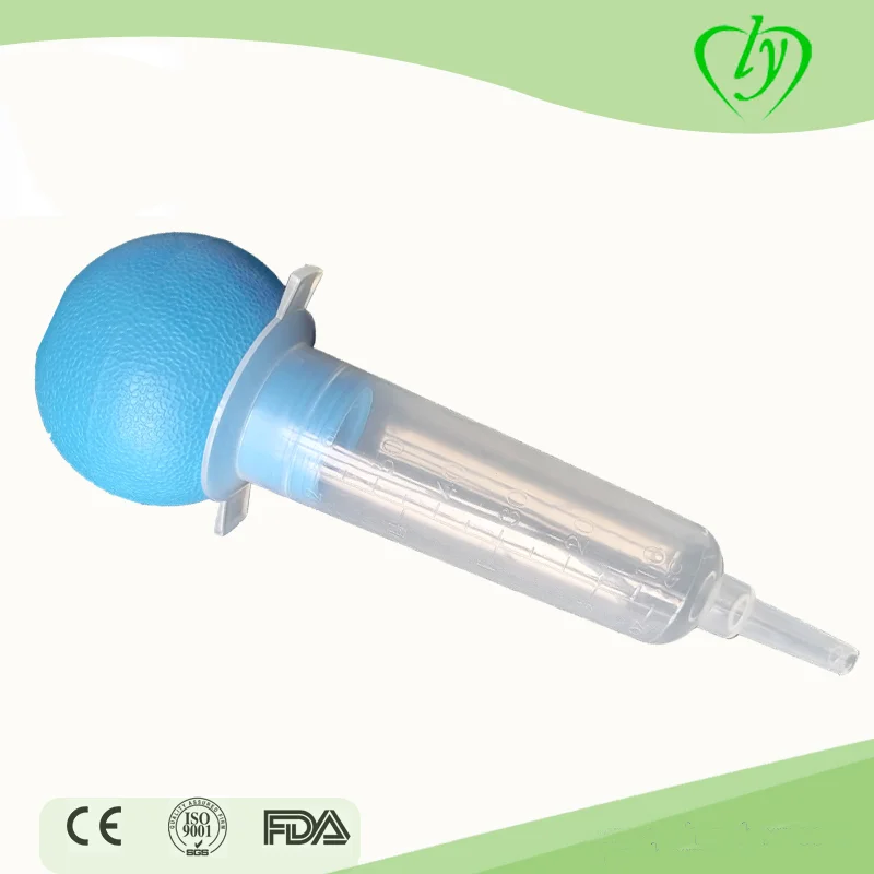 لمبة المحقنة 60cc الري الدوش مع غطاء