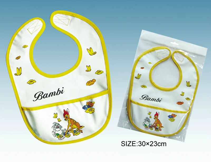 مريح المركب ورقة مطبوعة لطيف الطفل مريلة