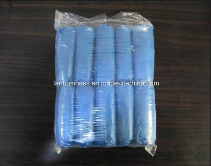 Cover of disposable anti-powder plastic shoe.