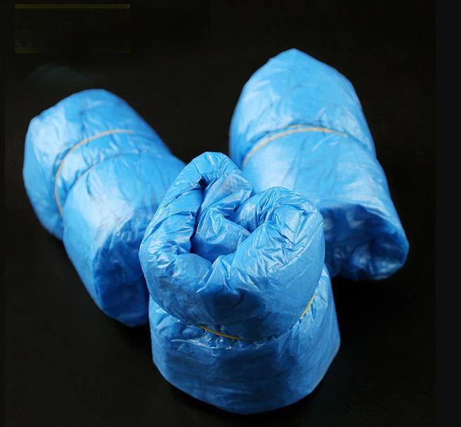 Cover of disposable anti-powder plastic shoe.