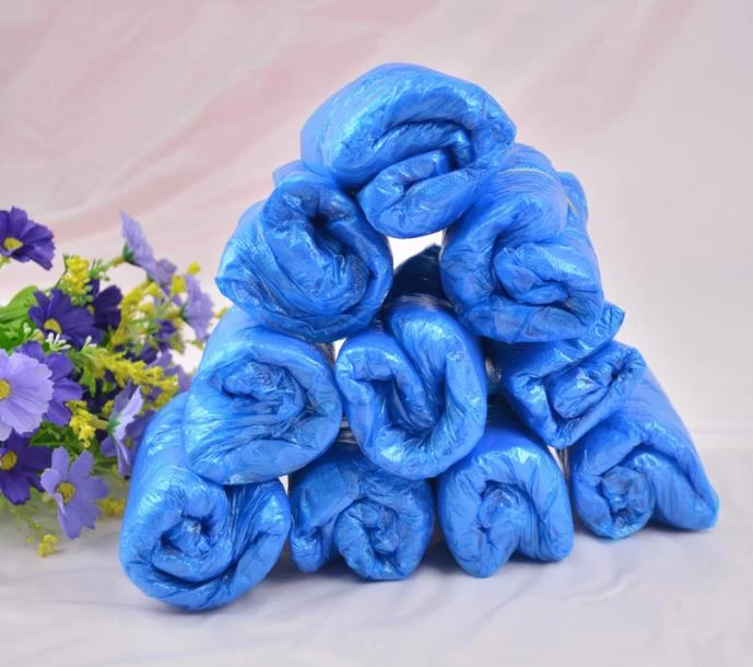 Cover of disposable anti-powder plastic shoe.