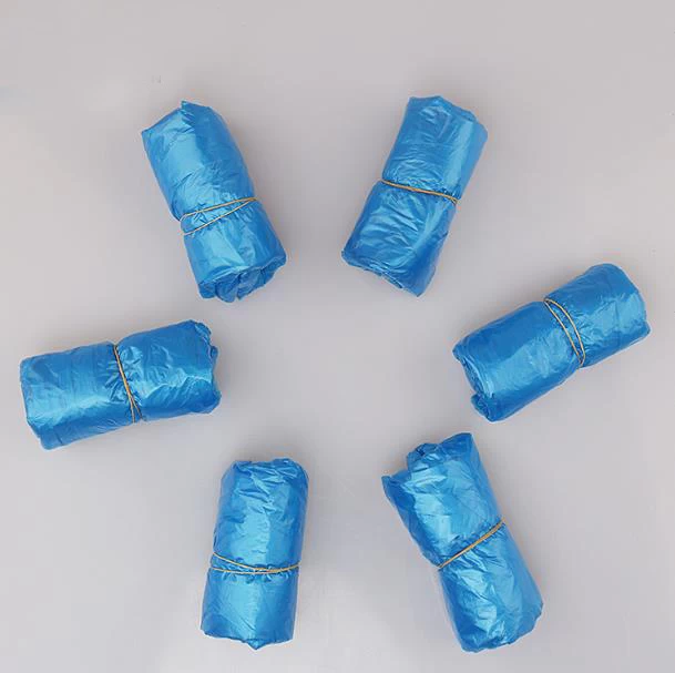Cover of disposable anti-powder plastic shoe.