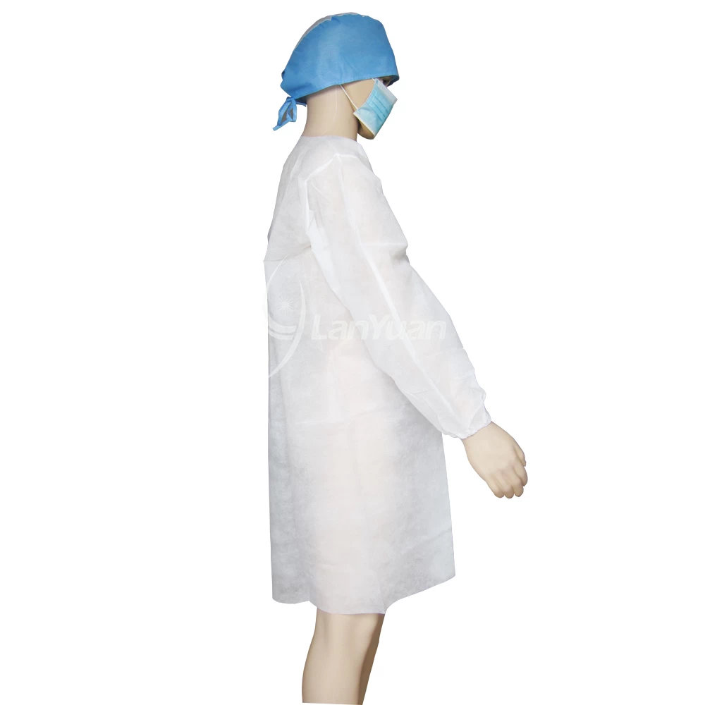 Disposabl Breathable Lab Coat