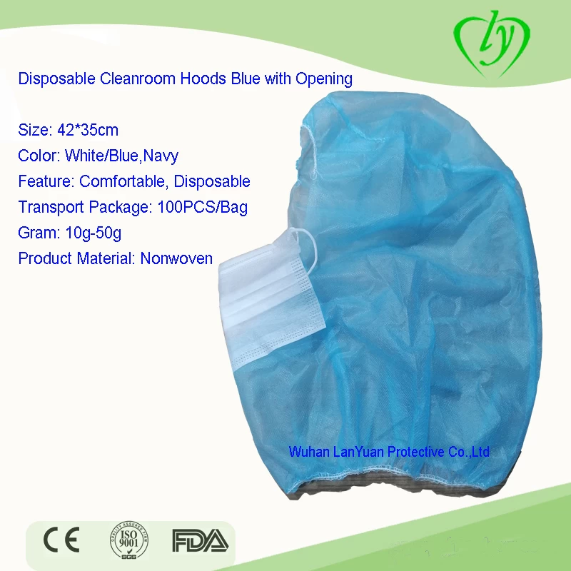 Disposable Astronaut Surgical Pirate Cap non woven PP hood cap