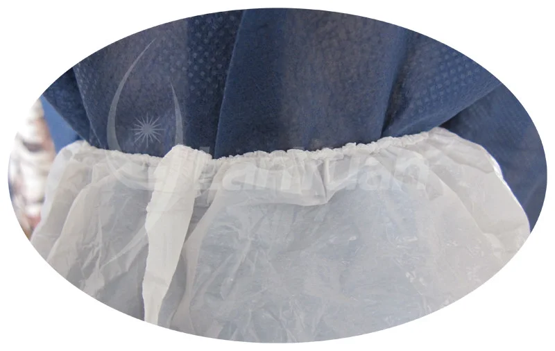 Einweg maschinell gefertigter weißer Ärmelbezug