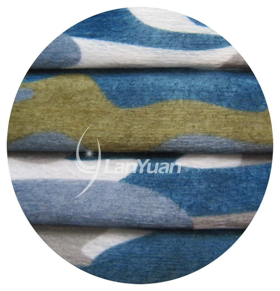 Disposable Non-woven Face Mask Camouflage Color with Ear Loop