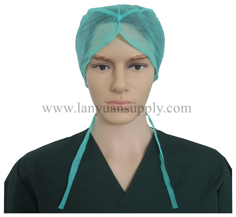 Disposable Nonwoven Doctor Cap with Lace