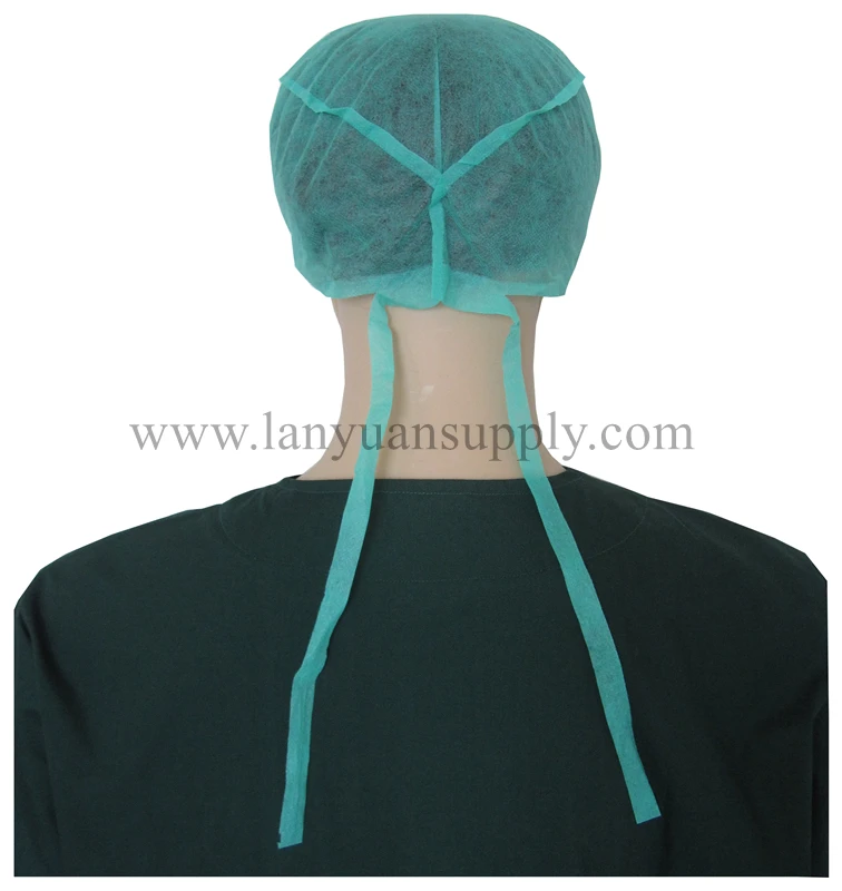 Disposable Nonwoven Doctor Cap with Lace