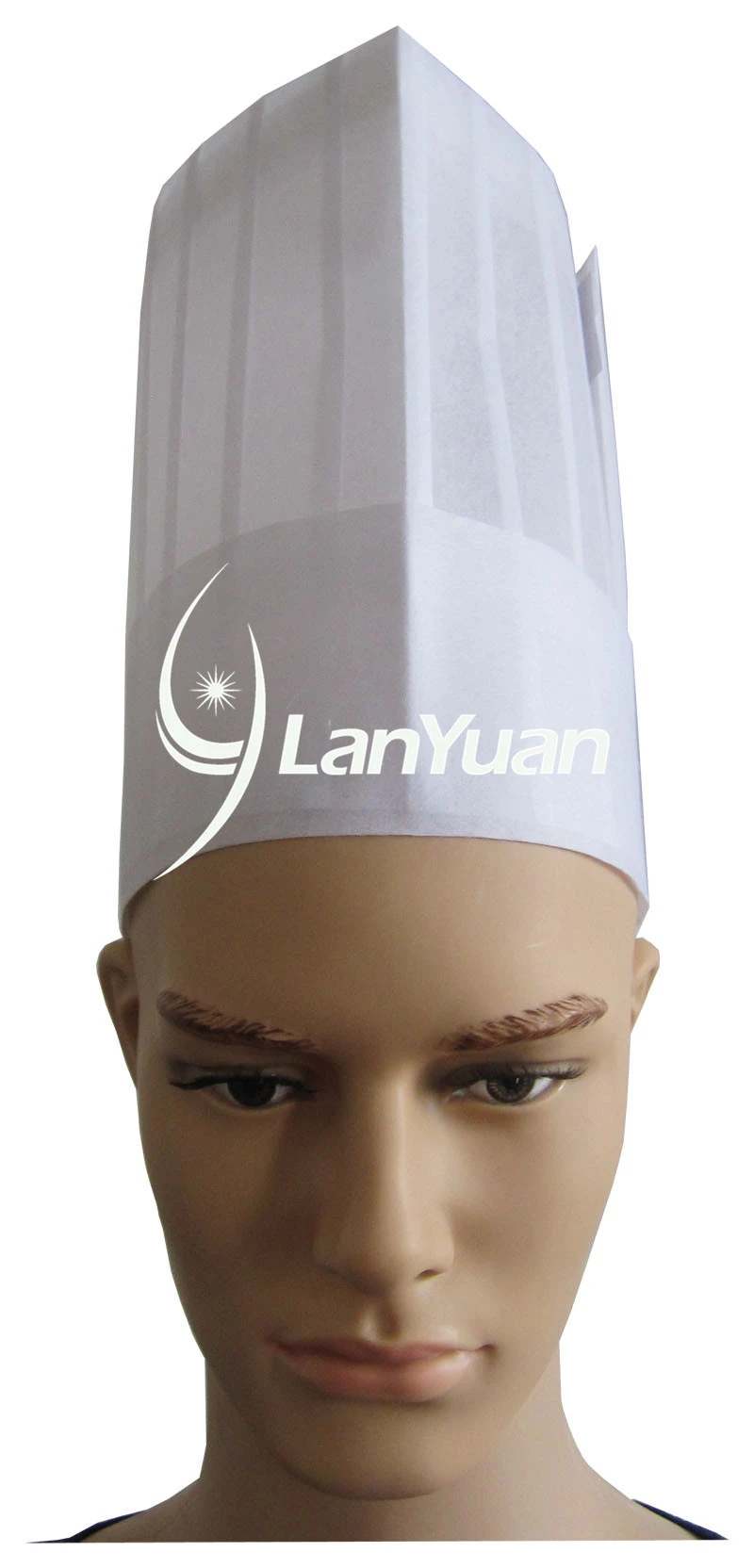 Disposable Nonwoven Middlle-flat Chef Cap