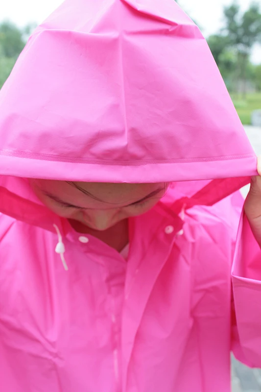 Precio de fabricante Ropa de lluvia monocromática colorida