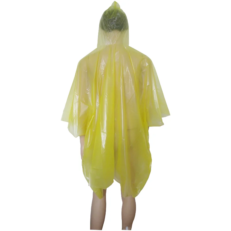 Модный желтый Пластиковые Дождевик для активного отдыха