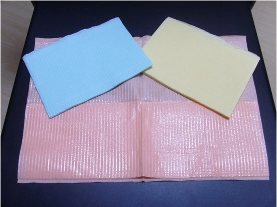 For Hospital Medical Beauty Tattoo Disposable Waterproof Dental Poly Patient Towel Dental Bibs