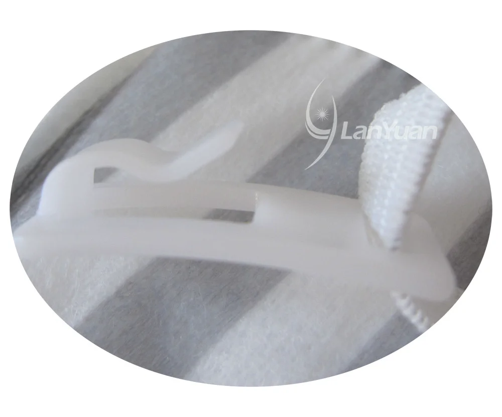 Gris y blanco raya no tejido de la mascarilla con válvula