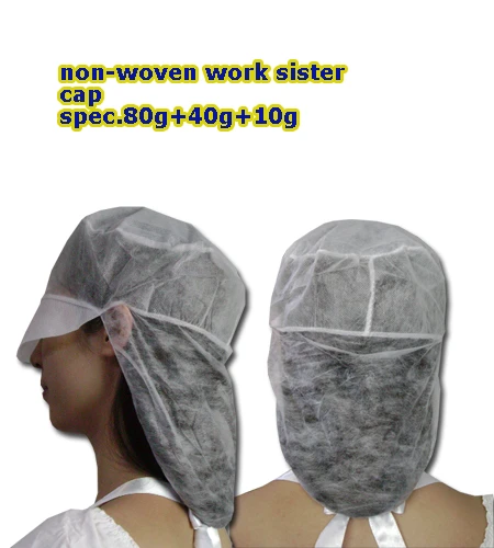 High Quality Nonwoven Snood Cap with Peak