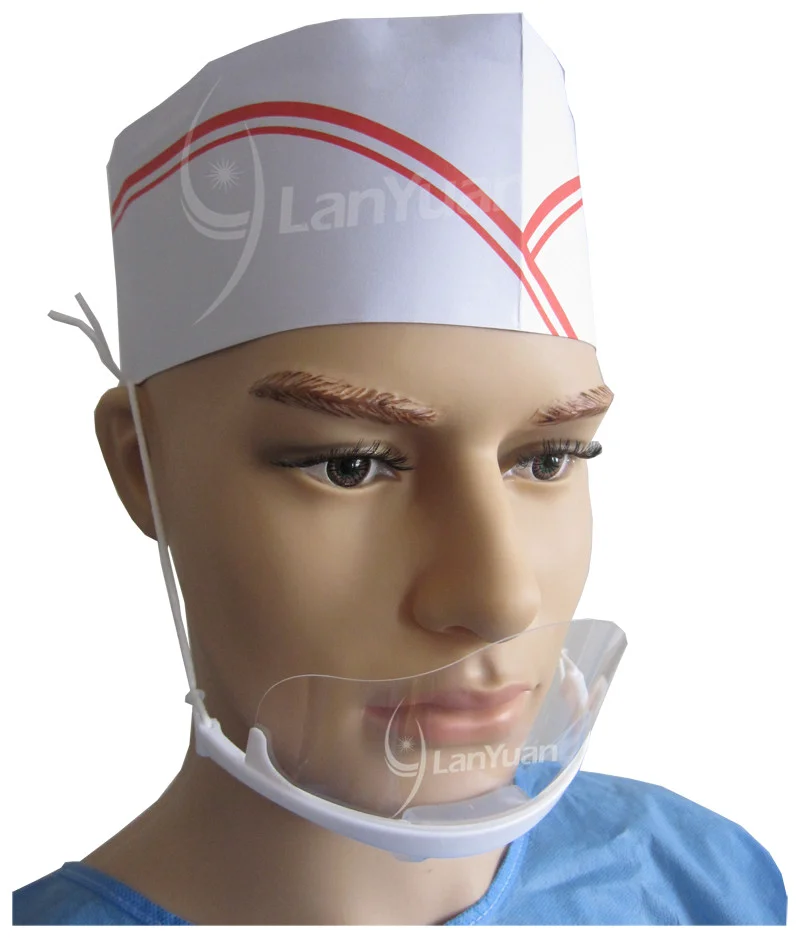 LY-B702 Anti-Beschlag-Hygiene-transparente Plastikmaske