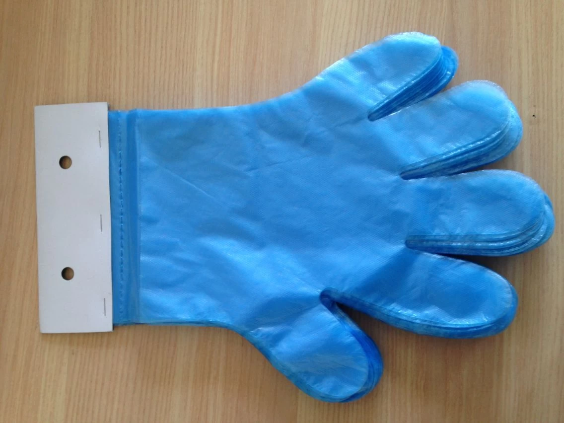 Ly Disposable PE Gloves in White for food industry