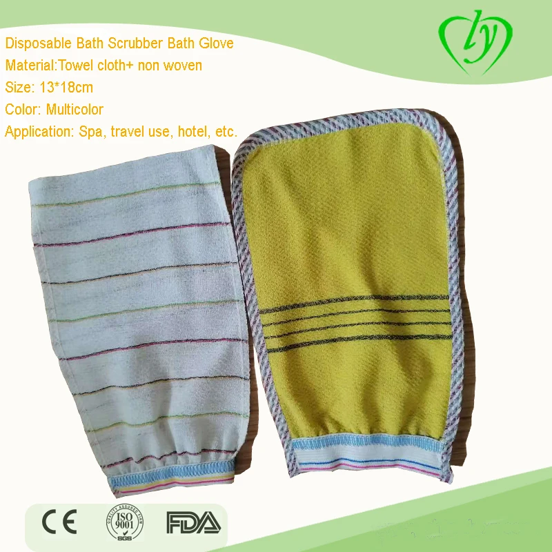 Перчатки для ванны Ly Massage одноразовые мягкие и удобные