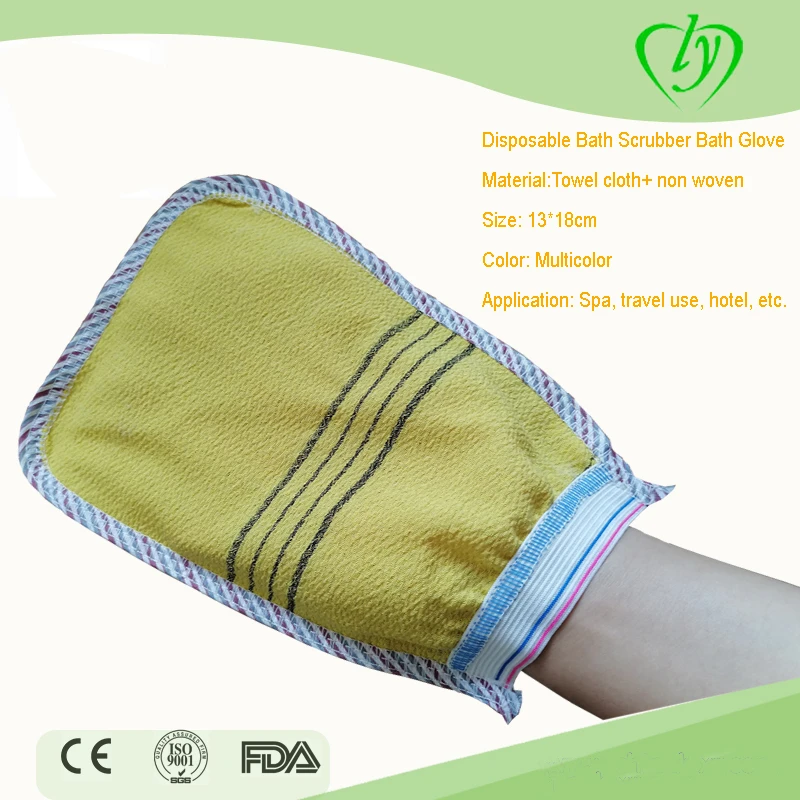 Перчатки для ванны Ly Massage одноразовые мягкие и удобные